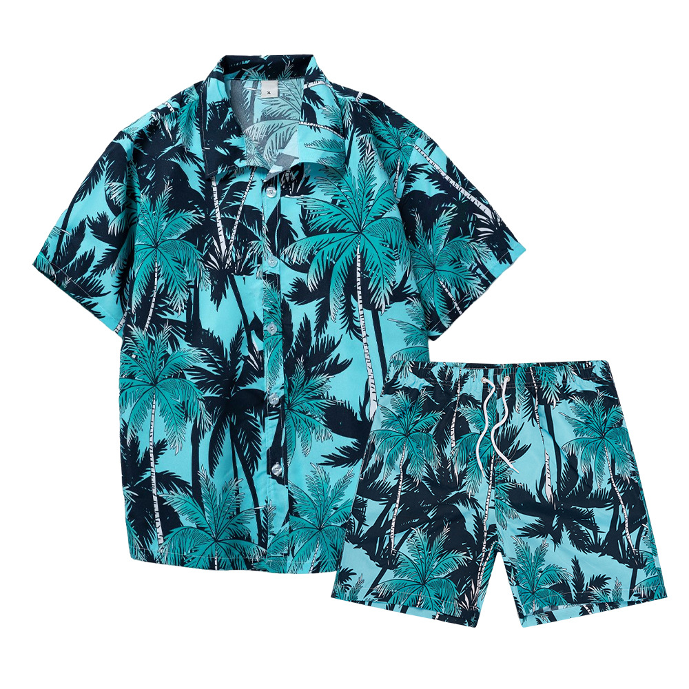 Summer Clothes Fashion - Hawaiian Coconut Tree 3D Print Men