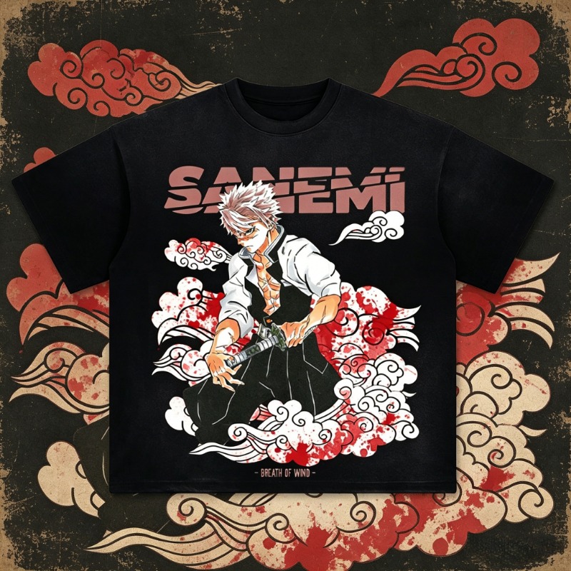 Summer Clothing Good Quality - 2026 Summer Sanemi Demon Slayer Oversized