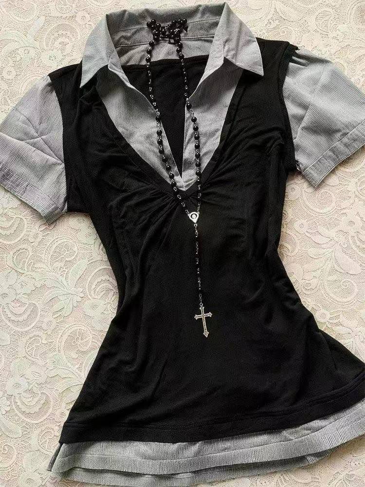 Fairy Grunge Aesthetic Tees Wo - огляд і ціна Summer Clothing Aesthetic