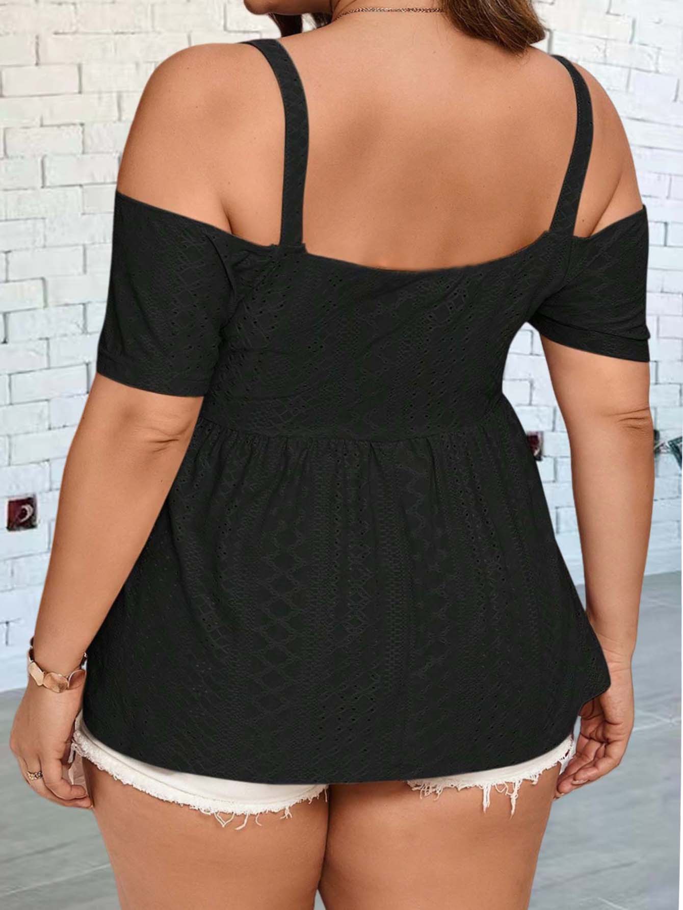 Elegant off-shoulder vest suit - огляд і ціна Summer Clothing Plus Size Women