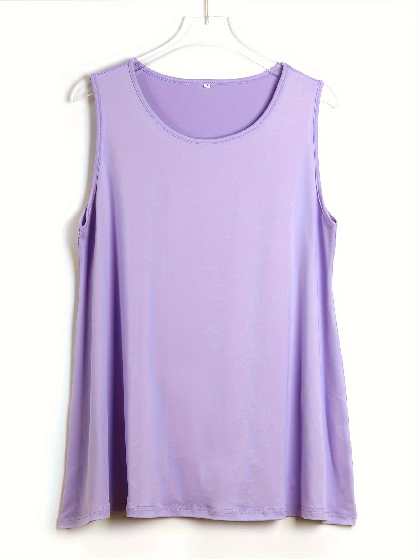 Plus Size Simple Solid Tank To - огляд і ціна Summer Clothing Styles For Women