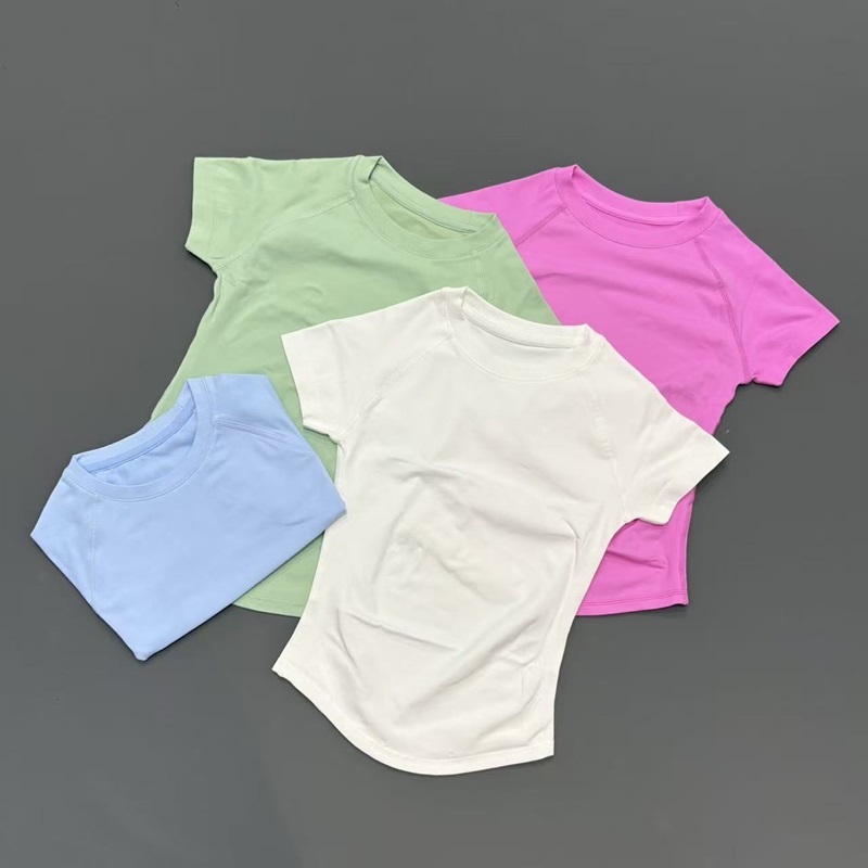 Short Sleeve Seamless Yoga Top - огляд і ціна Summer Yoga Clothing