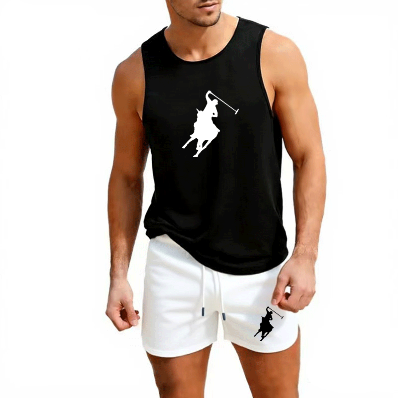 European Men Summer Vest and S - огляд і ціна Summer Clothing Men