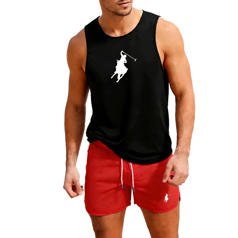 European Men Summer Vest and S - огляд і ціна Summer Clothing Men