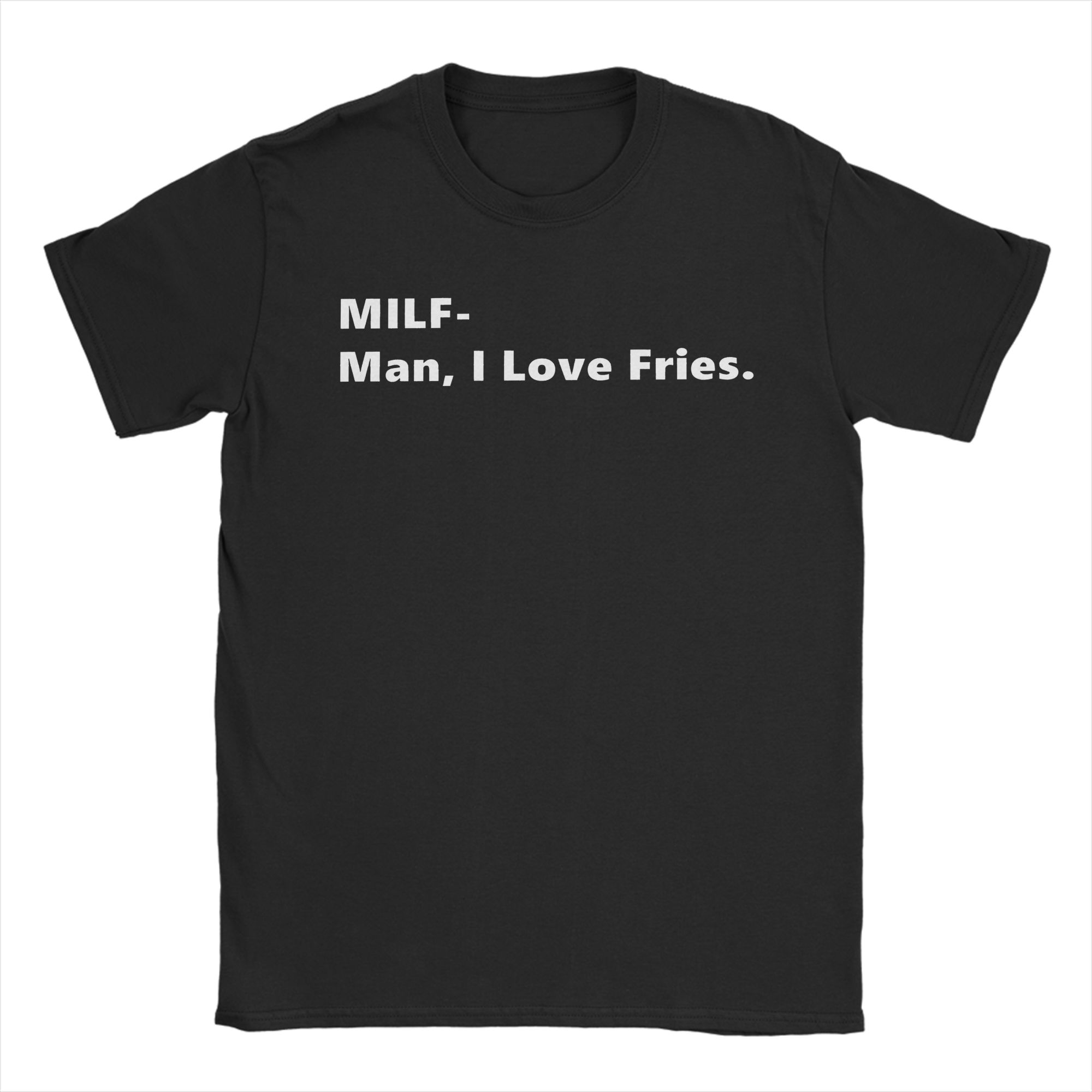 MILF Man I Love Fries Funny Qu - огляд і ціна Summer Clothing Quotes