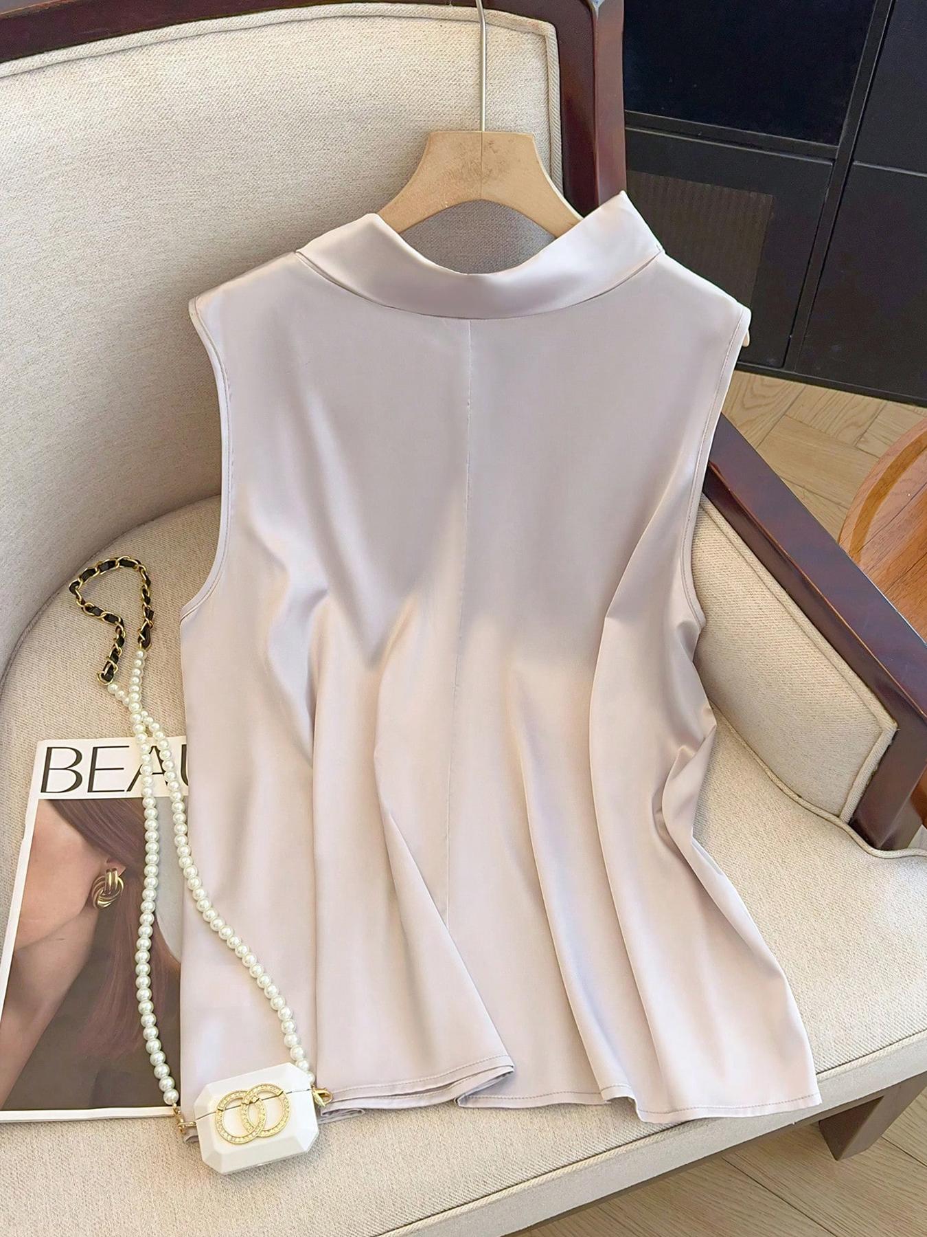 【Plus Size】 Solid Color Tie Fr - огляд і ціна Summer Clothing Plus Size Women