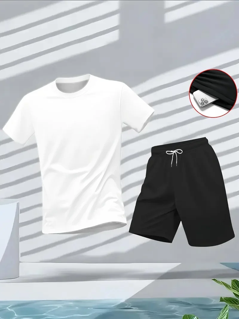 Men's Suit 2pcs Set Fashion Le - огляд і ціна Summer Clothes Fashion