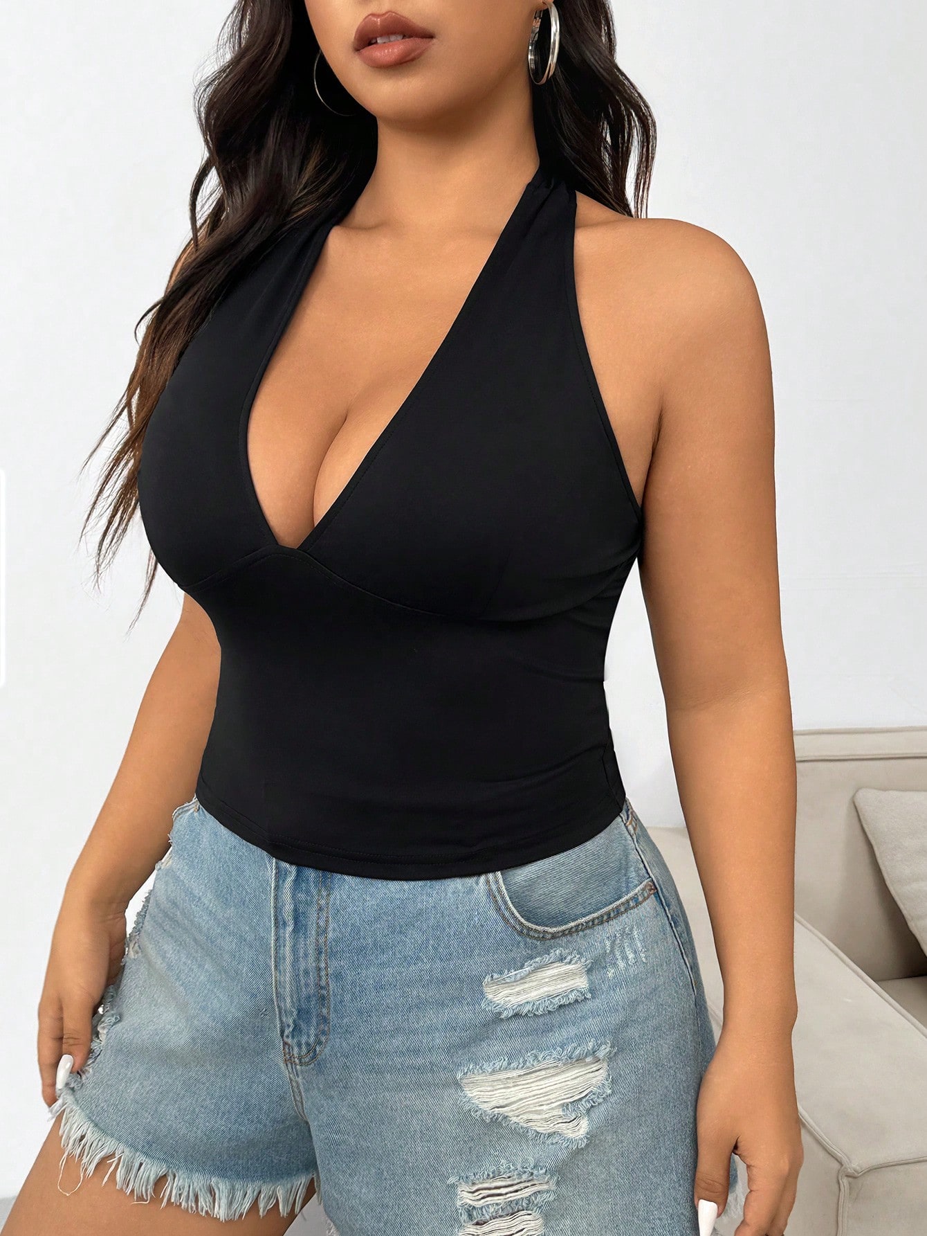 New Fashion Solid Color Plus S - огляд і ціна Summer Clothing Plus Size Women