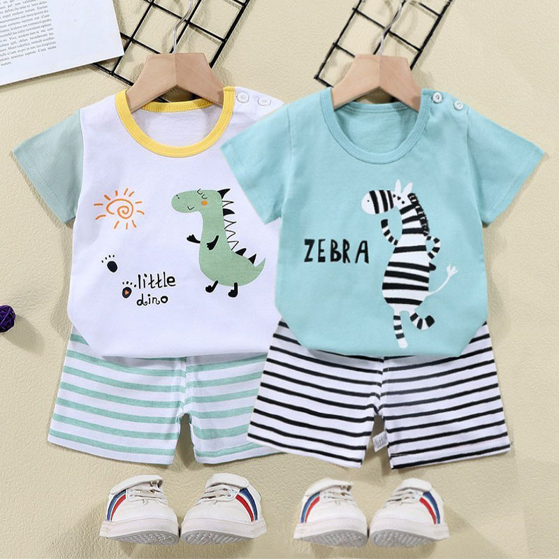 Cotton Tees+Shorts 2-piece Tra - огляд і ціна Summer Clothing Toddler
