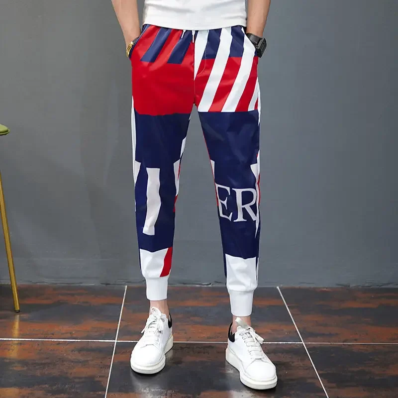 Slim Fit Polyester Men's Casua - огляд і ціна Summer Clothing Aesthetic