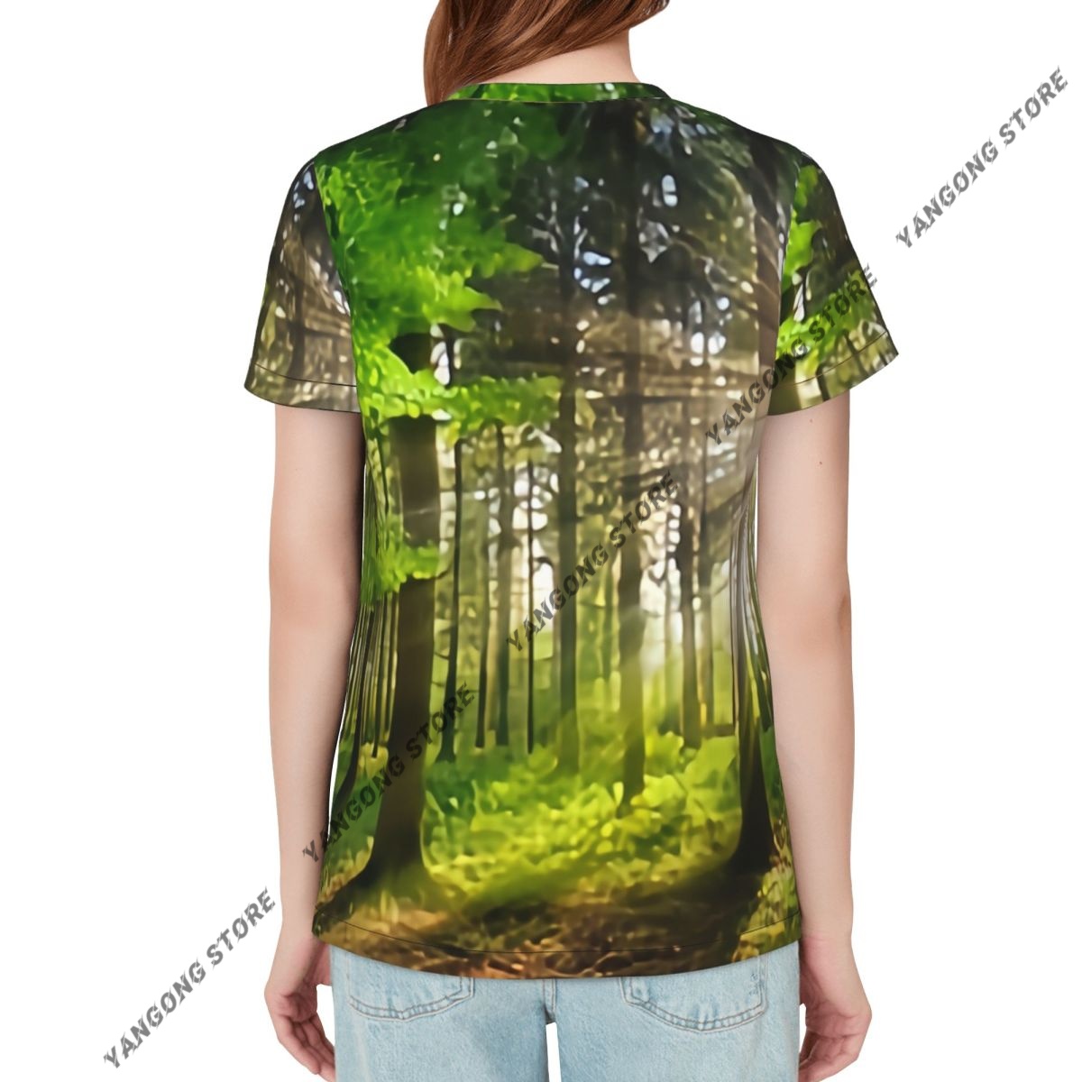 Womens Short Sleeve Panoramic  - огляд і ціна Summer Rays Clothing