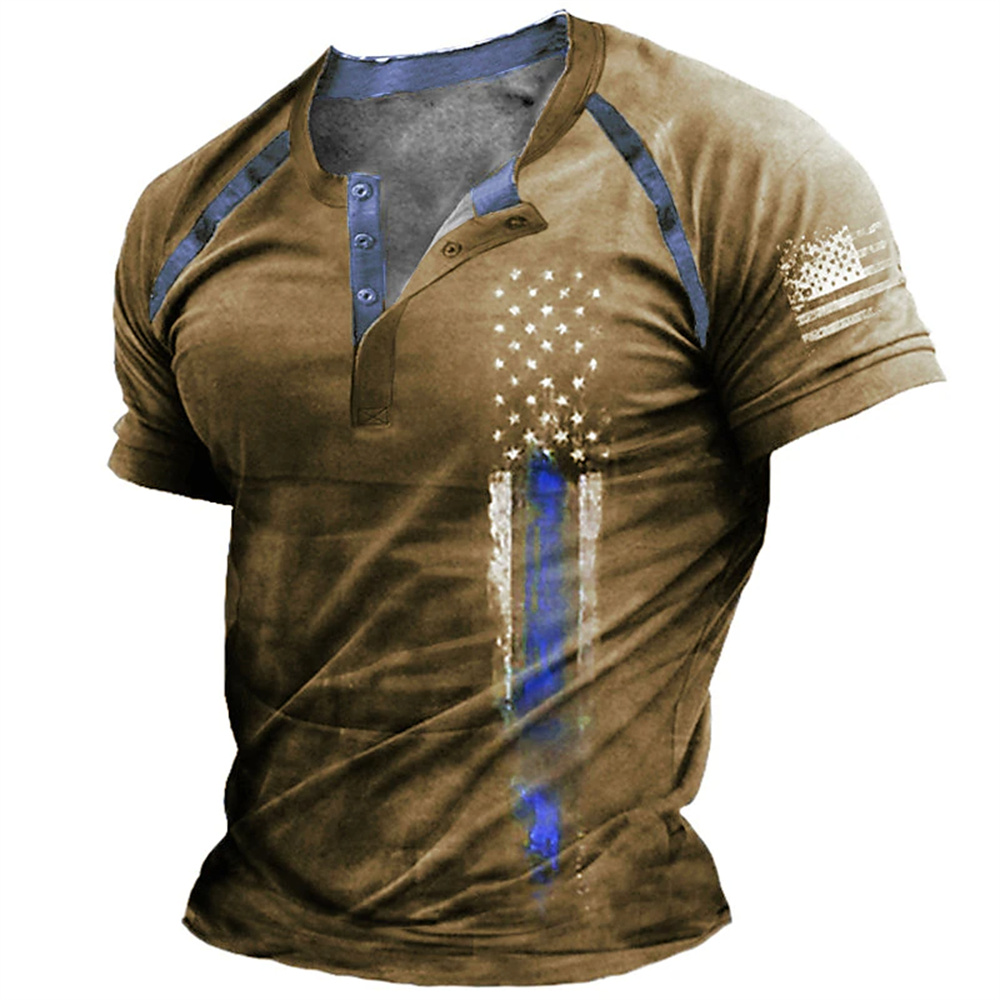 Funny 3D American Flag Print M - огляд і ціна Summer Clothes Fashion