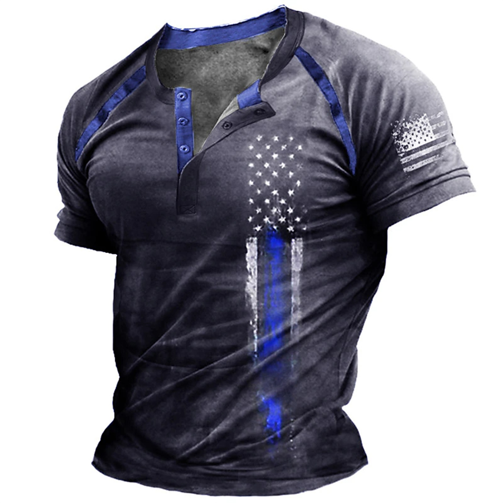 Funny 3D American Flag Print M - огляд і ціна Summer Clothes Fashion