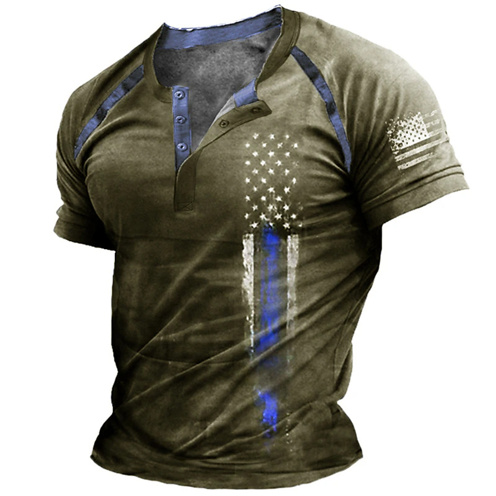 Funny 3D American Flag Print M - огляд і ціна Summer Clothes Fashion