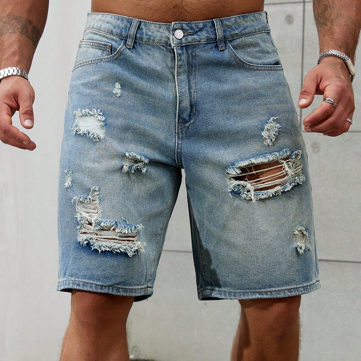 New Fashion Mens Ripped Short  - огляд і ціна Summer Clothing Brands
