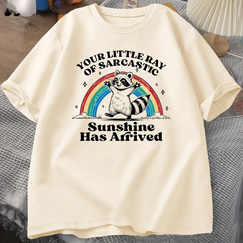 Funny Sarcastic Raccoon Printe - огляд і ціна Summer Rays Clothing