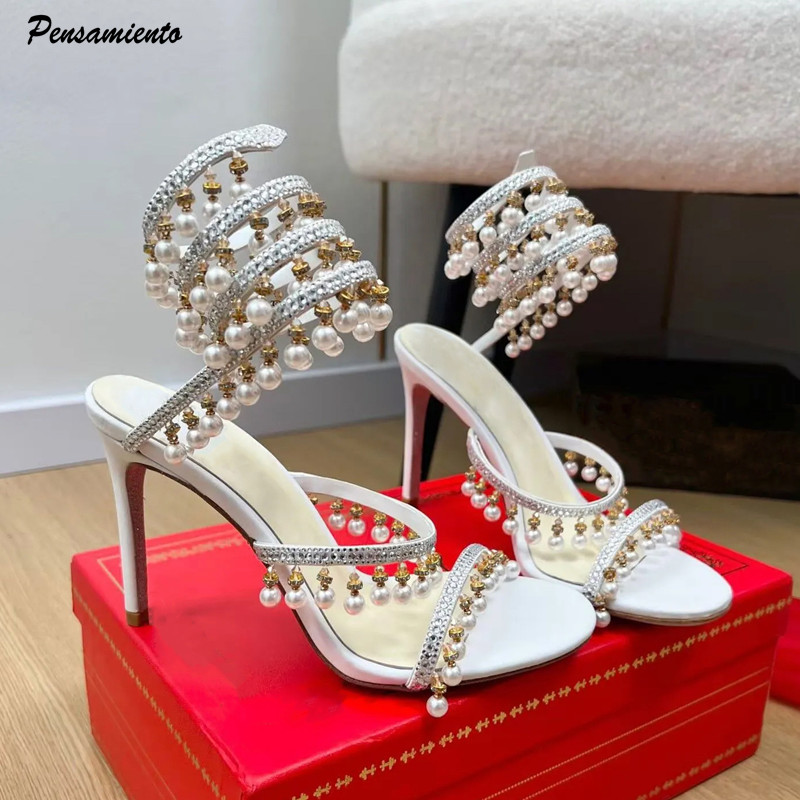 Luxury Rhinestones Pearls Tass - огляд і ціна Summer Clothing Items
