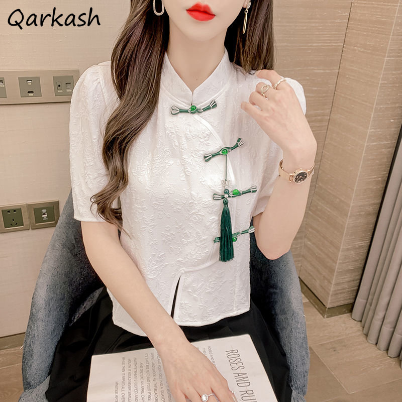 Vintage Blouses Women Fashion  - огляд і ціна Summer Clothing Aesthetic