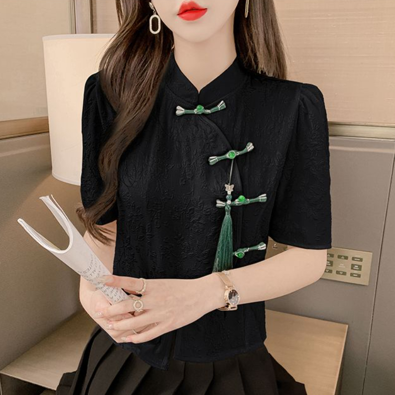 Vintage Blouses Women Fashion  - огляд і ціна Summer Clothing Aesthetic
