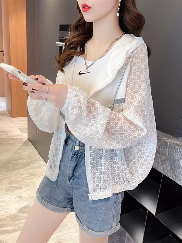 Lace Hollow out Hooded Women's - огляд і ціна Summer Rays Clothing