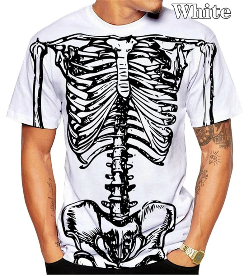 Horror Skull Skeleton Graphic  - огляд і ціна Summer Rays Clothing