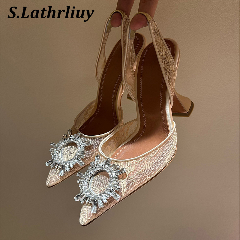 Sandals Rhinestone Flower Poin - огляд і ціна Summer Clothing Items